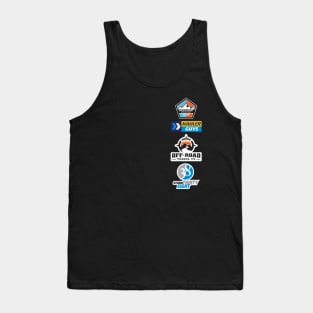 4 Company logos Tank Top